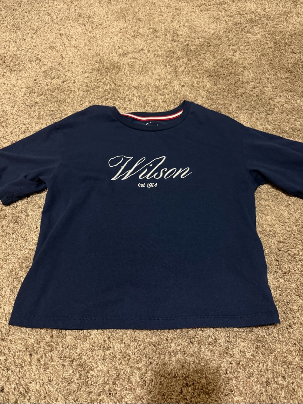 Wilson Navy women’s Short Sleeve Top